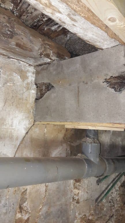 Renforcement de plancher bois par mortier / résine — photo 7